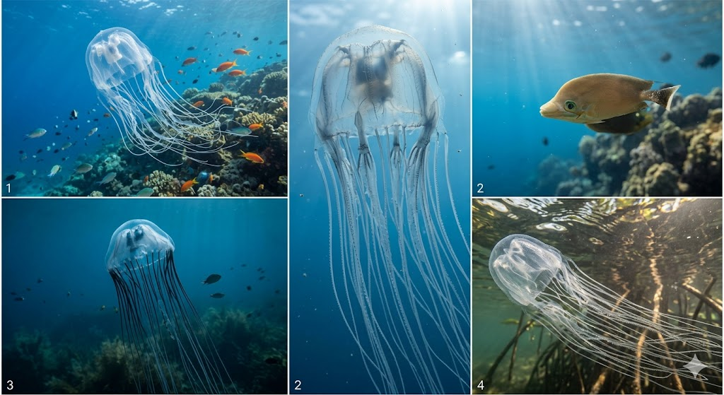​1. Vespa do Mar (Chironex fleckeri) — A Medusa Mais Letal do Mundo
